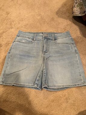NYDJ Light Blue Denim Jean Shorts